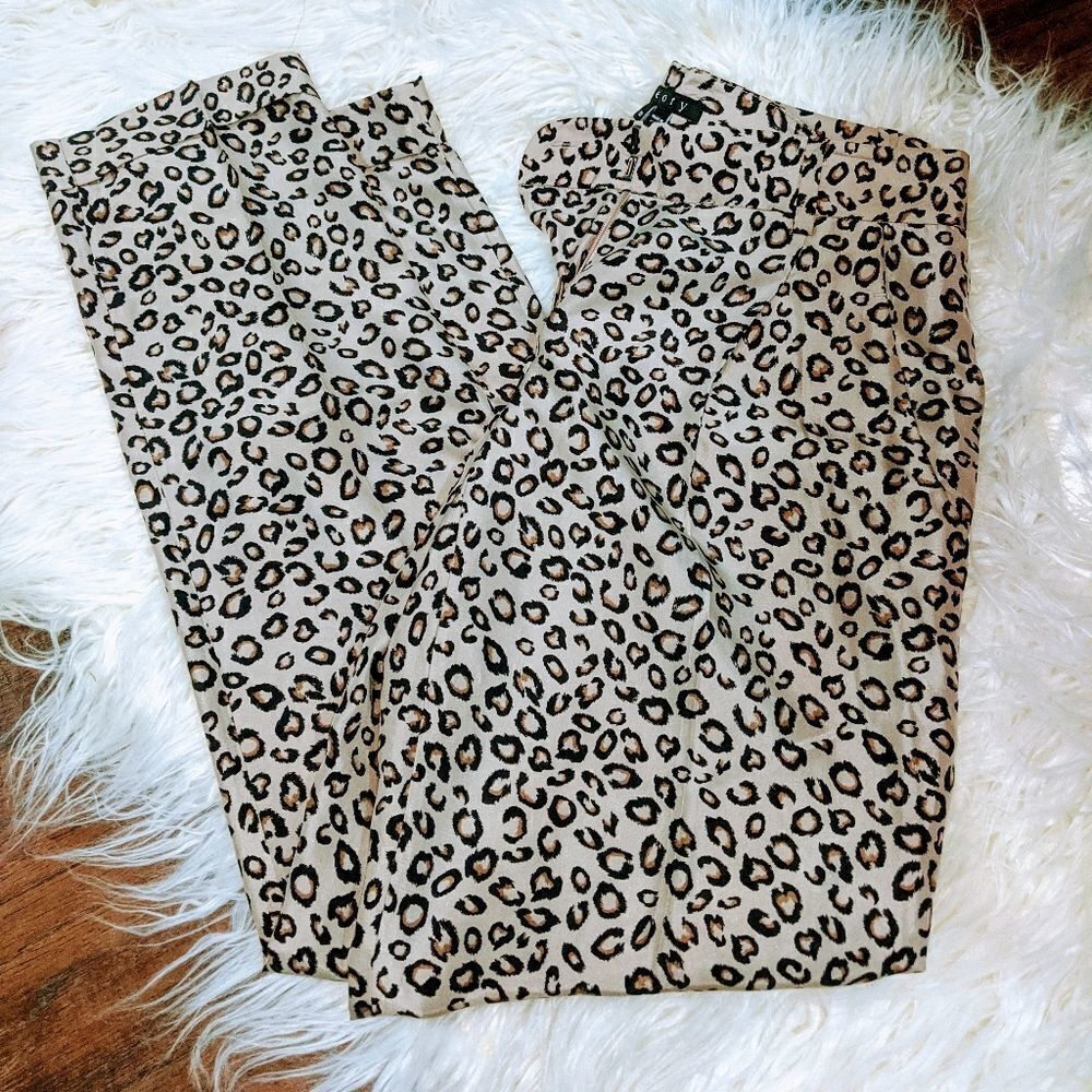 Theory Leopard Print Pants 🐆 size 00 - Picture 2 of 7
